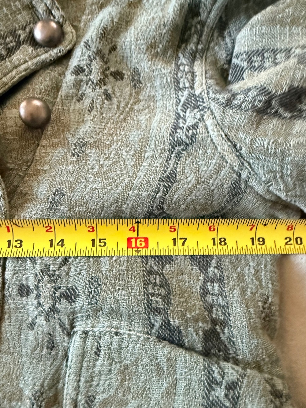 Free People Lotty Jacquard Band Jacket Like New. Steel Sea. Medium - Picture 9 of 13